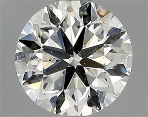 Picture of Natural Diamond 1.02 Carats, Round with Very Good Cut, I Color, SI2 Clarity and Certified by GIA