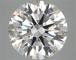 Picture of Lab Grown Diamond 4.70 Carats, Round with Ideal Cut, F Color, VVS2 Clarity and Certified by IGI