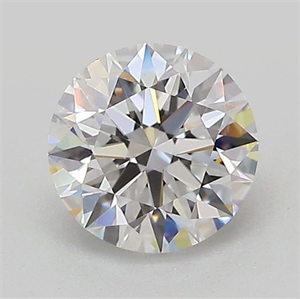 Picture of Lab Grown Diamond 1.01 Carats, Round with Ideal Cut, D Color, VVS2 Clarity and Certified by IGI