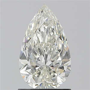 Picture of Natural Diamond 1.20 Carats, Pear with  Cut, J Color, SI2 Clarity and Certified by GIA