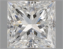 Natural Diamond 0.91 Carats, Princess with  Cut, E Color, VS2 Clarity and Certified by GIA