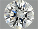 Natural Diamond 0.40 Carats, Round with Excellent Cut, H Color, VS1 Clarity and Certified by GIA