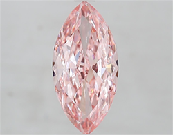 Picture of Lab Grown Diamond 2.57 Carats, Marquise with  Cut, Fancy Vivid Pink Color, VS1 Clarity and Certified by IGI