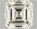 Natural Diamond 1.04 Carats, Asscher with  Cut, K Color, IF Clarity and Certified by IGI