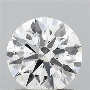 Picture of Lab Grown Diamond 1.03 Carats, Round with Ideal Cut, D Color, VVS2 Clarity and Certified by IGI