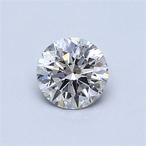 Foto Diamante Natural 0.56 quilates, Redondo , Color I, claridad SI2 y certificado GIA de