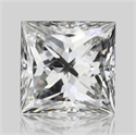 Natural Diamond 0.71 Carats, Princess with  Cut, G Color, VS2 Clarity and Certified by GIA