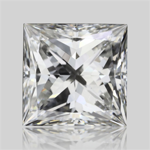 Picture of Natural Diamond 0.71 Carats, Princess with  Cut, G Color, VS2 Clarity and Certified by GIA