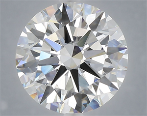Picture of Lab Grown Diamond 6.01 Carats, Round with Excellent Cut, E Color, VVS2 Clarity and Certified by IGI