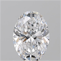 Natural Diamond 1.09 Carats, Oval with  Cut, D Color, VS2 Clarity and Certified by GIA