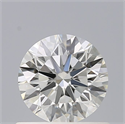 Natural Diamond 0.54 Carats, Round with Excellent Cut, I Color, VVS1 Clarity and Certified by GIA