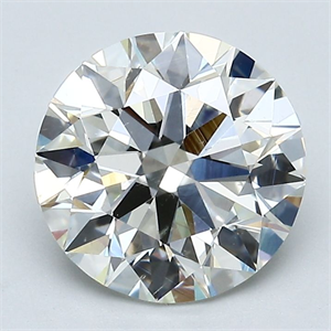 Foto Diamante Natural 2.56 quilates, Redondo , Color K, claridad SI2 y certificado GIA de