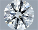 Diamante Natural 0.61 quilates, Redondo , Color H, claridad VS2 y certificado IGI