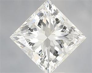 Picture of Natural Diamond 1.00 Carats, Princess with  Cut, H Color, VVS2 Clarity and Certified by GIA