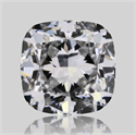 Natural Diamond 0.56 Carats, Cushion with  Cut, D Color, VS1 Clarity and Certified by GIA