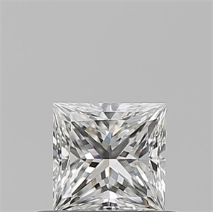 Picture of Natural Diamond 0.50 Carats, Princess with  Cut, F Color, VVS2 Clarity and Certified by GIA