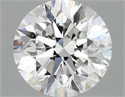 Lab Grown Diamond 2.01 Carats, Round with Excellent Cut, D Color, VVS2 Clarity and Certified by IGI