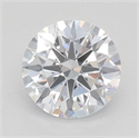 Lab Grown Diamond 1.08 Carats, Round with Ideal Cut, E Color, IF Clarity and Certified by IGI