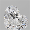 Natural Diamond 4.01 Carats, Heart with  Cut, E Color, SI1 Clarity and Certified by GIA