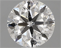 Natural Diamond 1.00 Carats, Round with Very Good Cut, E Color, I1 Clarity and Certified by GIA