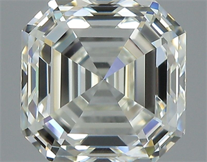 Foto Diamante Natural 1.01 quilates, Asscher , Color K, claridad VVS2 y certificado GIA de