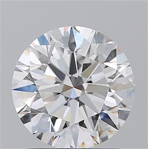 Picture of Natural Diamond 1.50 Carats, Round with Excellent Cut, D Color, VVS2 Clarity and Certified by GIA