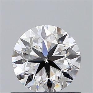 Picture of Natural Diamond 0.71 Carats, Round with Very Good Cut, E Color, SI1 Clarity and Certified by GIA