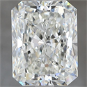 Natural Diamond 3.01 Carats, Radiant with  Cut, I Color, SI2 Clarity and Certified by GIA