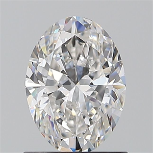 Foto Diamante Natural 1.01 quilates, Ovalado , Color F, claridad SI1 y certificado GIA de