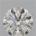 Natural Diamond 0.70 Carats, Round with Excellent Cut, I Color, SI1 Clarity and Certified by GIA