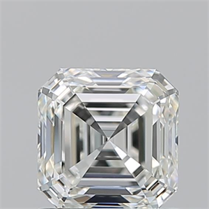Picture of Natural Diamond 1.02 Carats, Asscher with  Cut, H Color, VVS1 Clarity and Certified by GIA