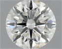 Natural Diamond 0.70 Carats, Round with Excellent Cut, G Color, VS2 Clarity and Certified by IGI
