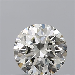 Picture of Natural Diamond 0.40 Carats, Round with Excellent Cut, H Color, VVS2 Clarity and Certified by IGI