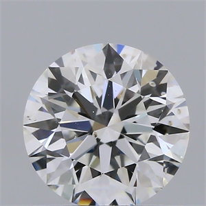 Picture of Natural Diamond 0.75 Carats, Round with Excellent Cut, F Color, SI2 Clarity and Certified by GIA