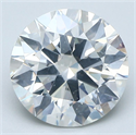 Diamante Natural 3.70 quilates, Redondo , Color H, claridad I1 y certificado GIA