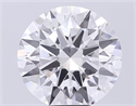 Lab Grown Diamond 7.03 Carats, Round with Excellent Cut, F Color, VVS2 Clarity and Certified by IGI