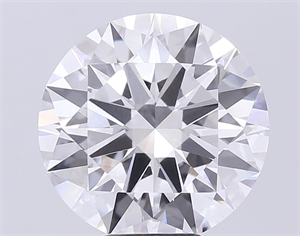 Picture of Lab Grown Diamond 7.03 Carats, Round with Excellent Cut, F Color, VVS2 Clarity and Certified by IGI
