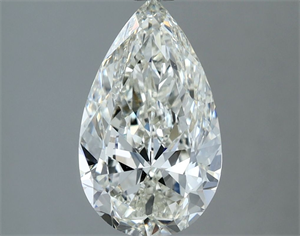 Picture of Natural Diamond 2.02 Carats, Pear with  Cut, H Color, VS2 Clarity and Certified by IGI