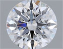 Lab Grown Diamond 1.07 Carats, Round with Ideal Cut, E Color, VVS1 Clarity and Certified by IGI