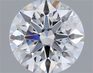 Picture of Lab Grown Diamond 1.07 Carats, Round with Ideal Cut, E Color, VVS1 Clarity and Certified by IGI