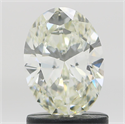 Natural Diamond 1.03 Carats, Oval with  Cut, L Color, IF Clarity and Certified by GIA