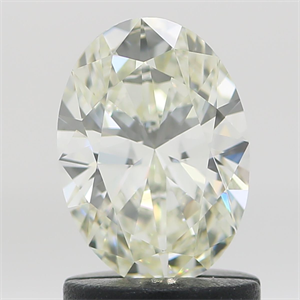 Picture of Natural Diamond 1.03 Carats, Oval with  Cut, L Color, IF Clarity and Certified by GIA