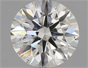 Natural Diamond 1.01 Carats, Round with Excellent Cut, I Color, SI1 Clarity and Certified by GIA