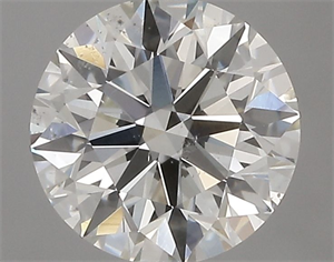 Picture of Natural Diamond 0.70 Carats, Round with Excellent Cut, I Color, SI1 Clarity and Certified by IGI