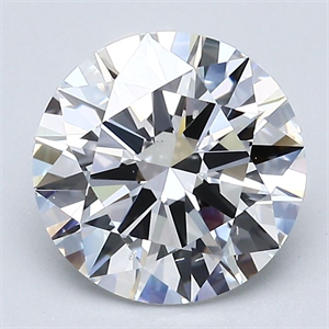 Foto Diamante Natural 2.51 quilates, Redondo , Color D, claridad SI1 y certificado GIA de