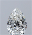 Diamante Natural 0.41 quilates, De pera , Color H, claridad IF y certificado GIA