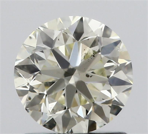 Picture of Natural Diamond 1.01 Carats, Round with Very Good Cut, L Color, SI1 Clarity and Certified by IGI