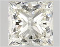 Natural Diamond 1.40 Carats, Princess with  Cut, J Color, VS1 Clarity and Certified by IGI
