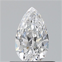 Diamante Natural 0.50 quilates, De pera , Color D, claridad VVS1 y certificado GIA