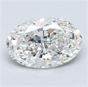 Diamante Natural 2.51 quilates, Ovalado , Color G, claridad VS2 y certificado GIA